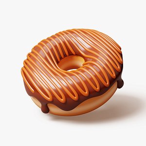 Donut with Chocolate Topping