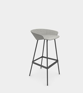 3D photorealistic stool fabric model