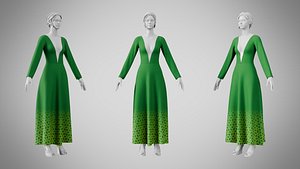 Dress 35 Arabian Green