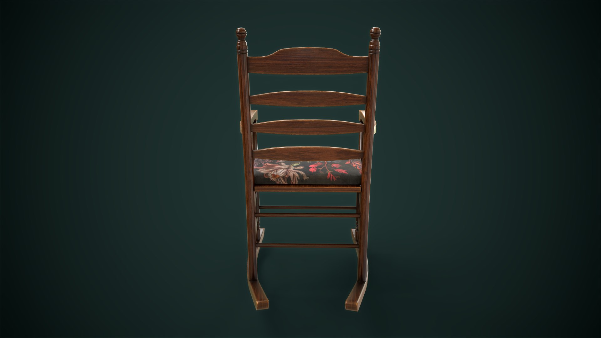 3D Vintage Rocking chair model - TurboSquid 2039253