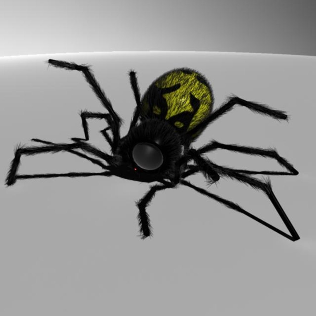 spider surveillance robot 3d model