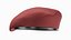 Red Military Beret 3D model