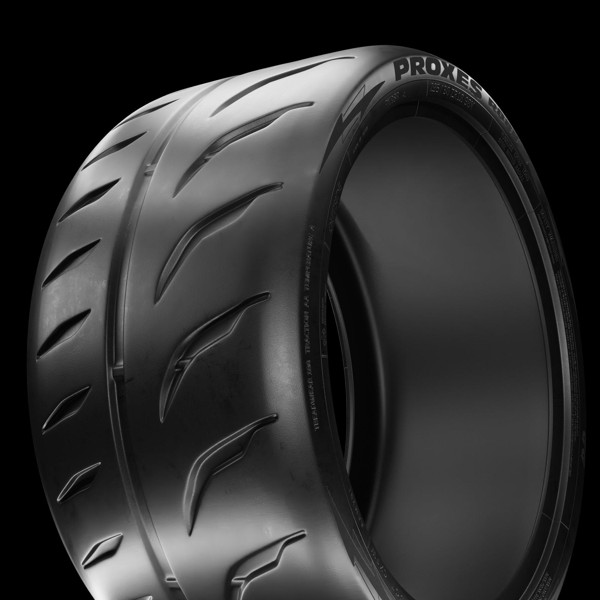 Car tire TOYO PROXES R888R model - TurboSquid 1765658