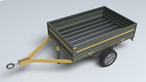 3D cargo truck model