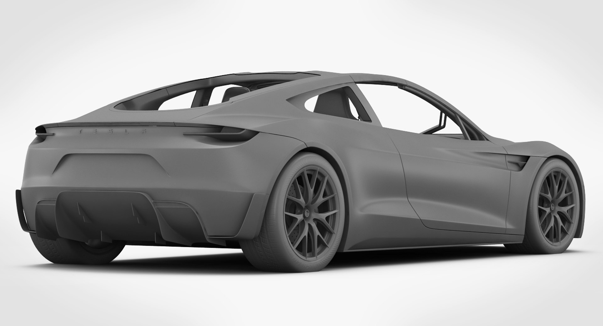 Tesla roadster 3D model - TurboSquid 1473116