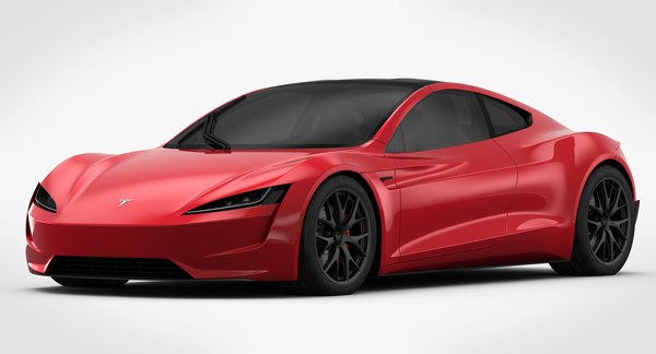 Tesla shop roadster 3d