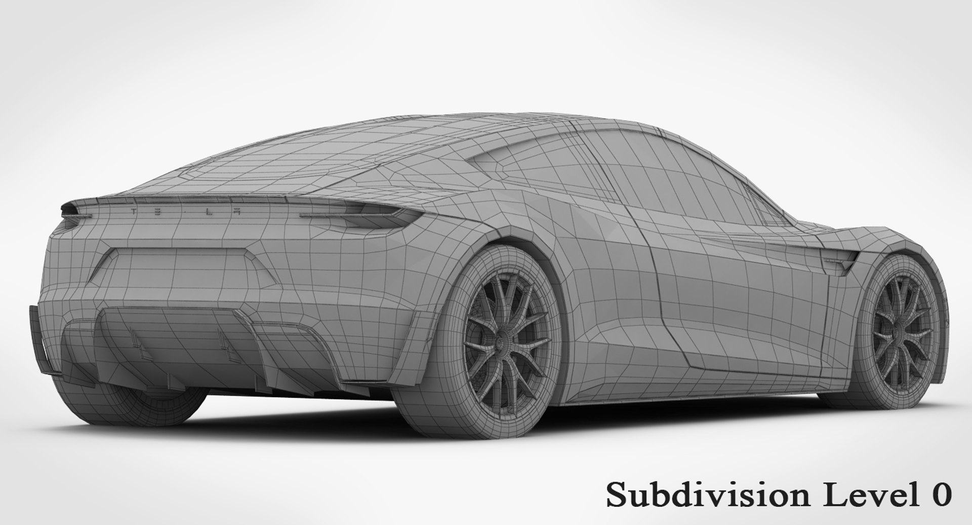 Tesla roadster 3D model - TurboSquid 1473116