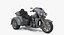 Rigged Trike Motorcycles 3D Models Collection