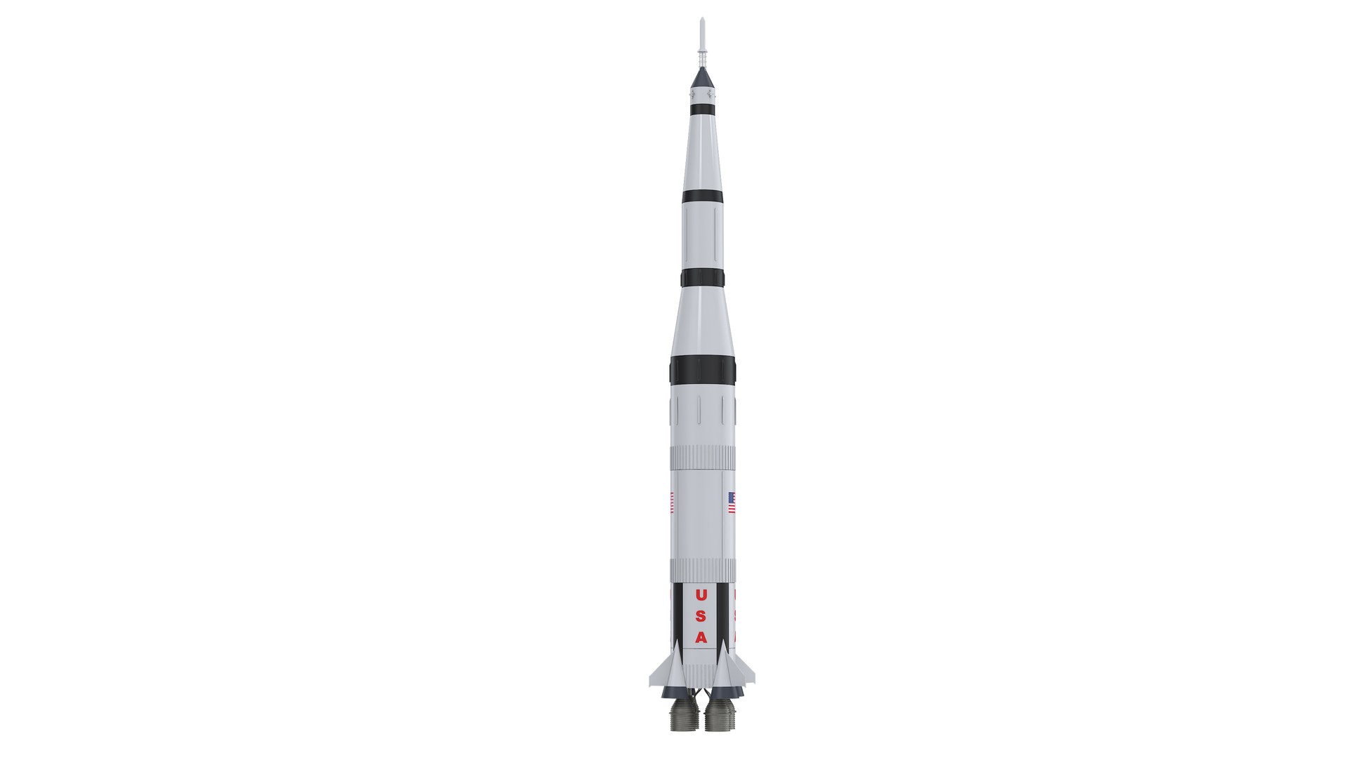 3D Super Heavy Saturn V Rocket - TurboSquid 2324559