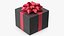 Geschenkbox mit Schleife, schwarz