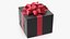 Geschenkbox mit Schleife, schwarz