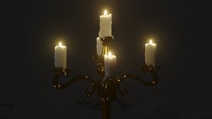 candelabra 3D model