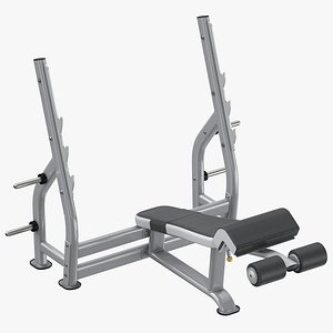 decline press bench 3D model