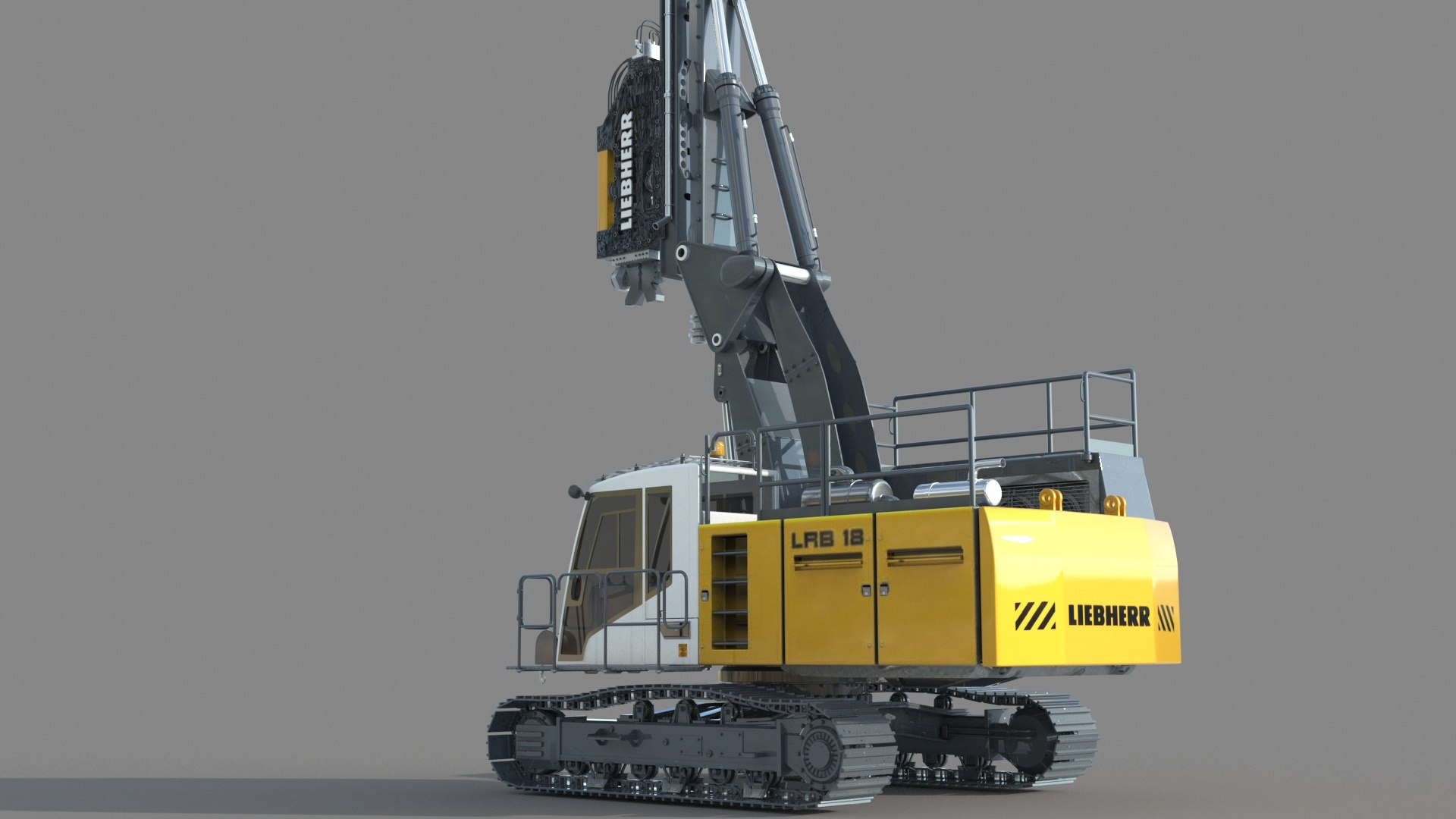 Liebherr LRB 18 Piling And Drilling Rig 3D Model - TurboSquid 1984044