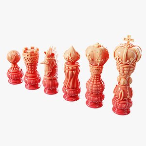 Chess stylized 3d design