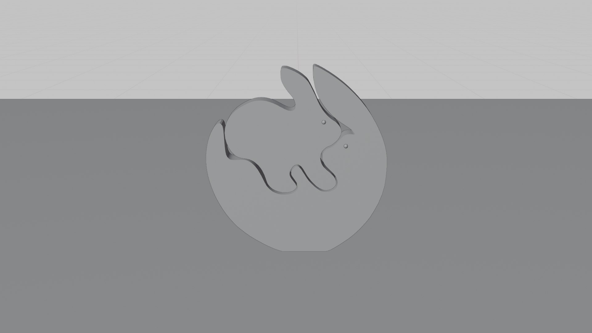 3D Wooden Rabbit Showpiece Model - TurboSquid 2125360