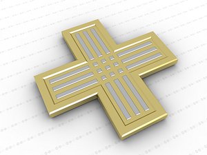 cross 3D model