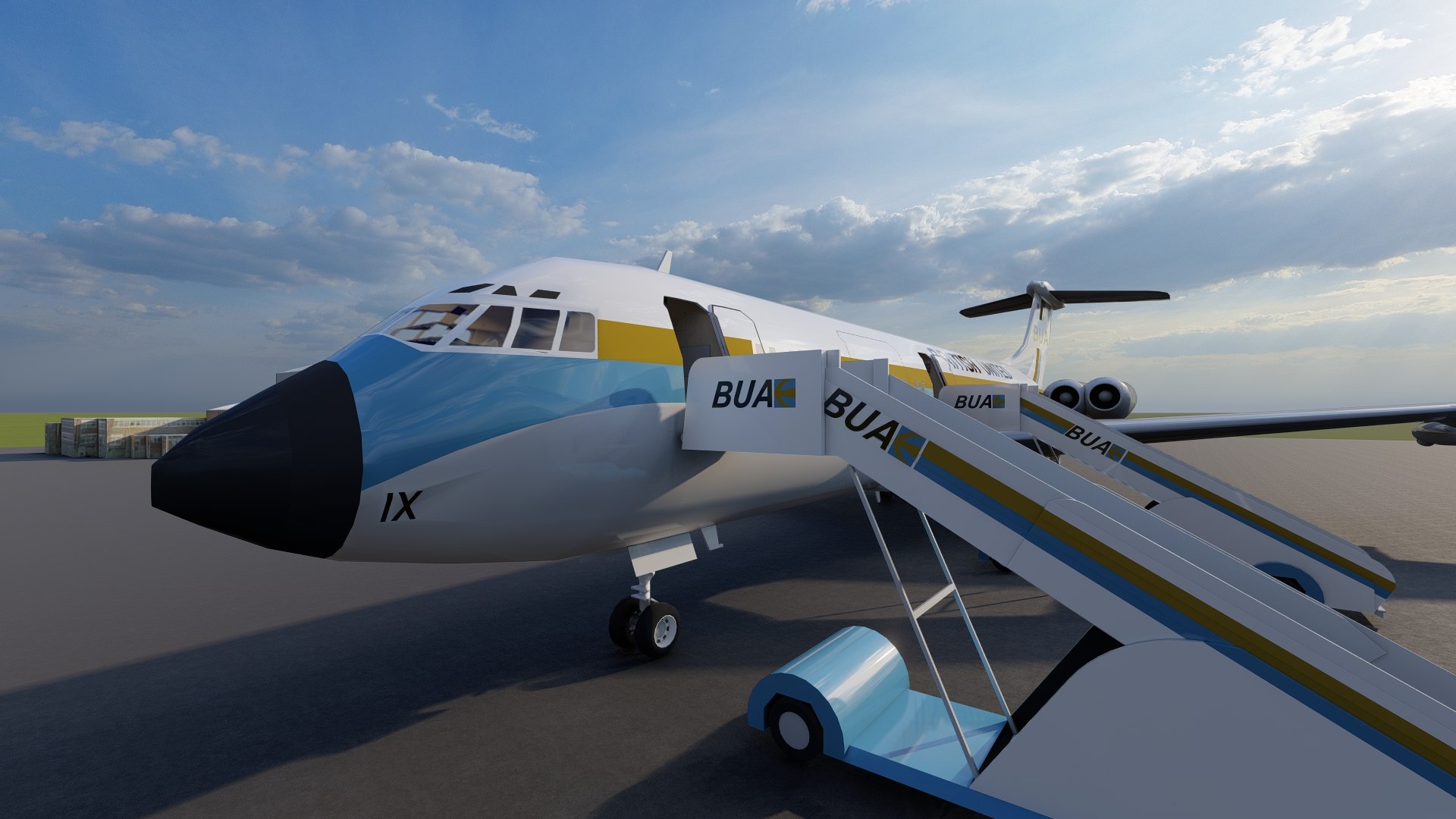 3D Model VICKERS VC-10 Low-poly - TurboSquid 2223836
