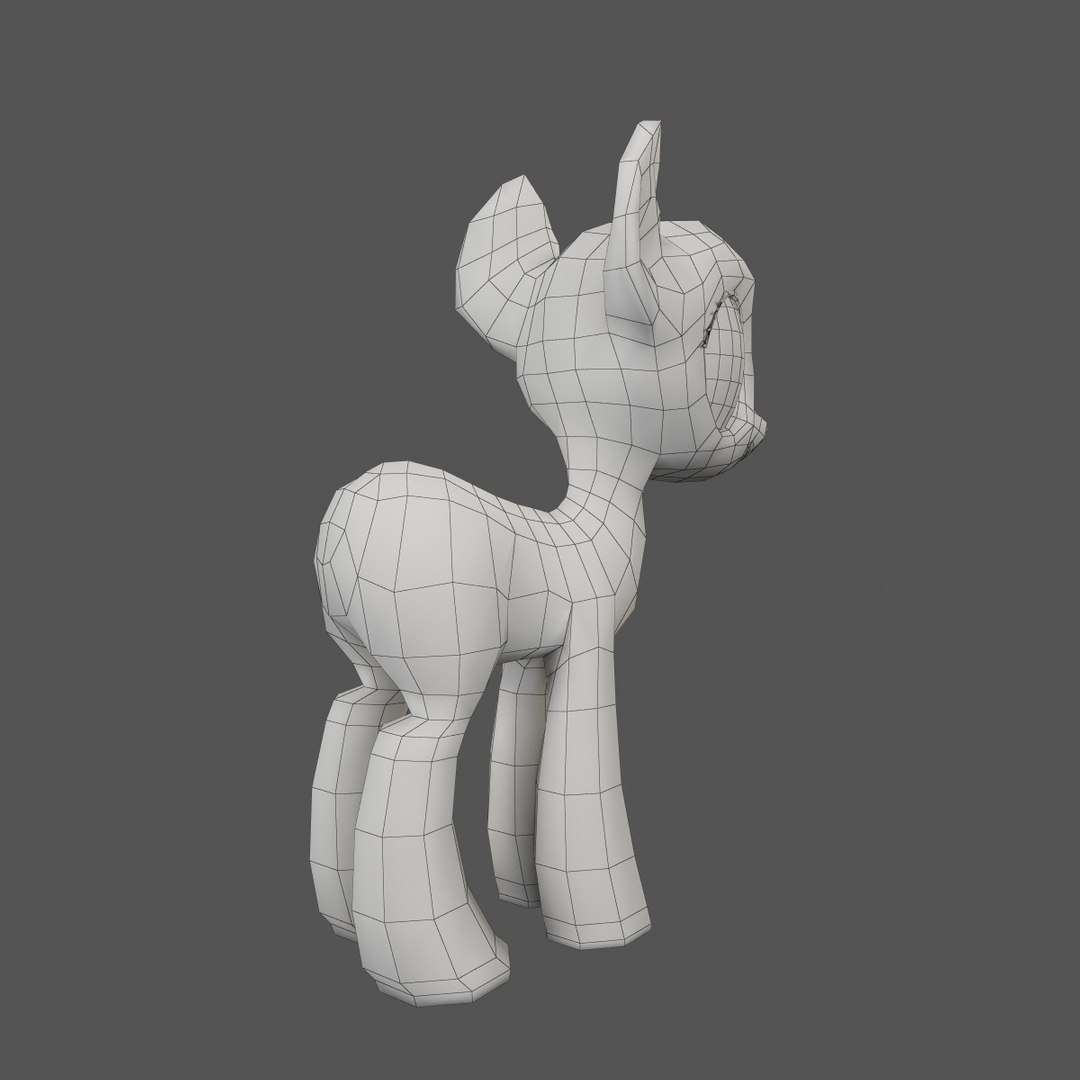 Little Pony Applejack 3d Model