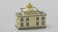 Low Poly Cartoon Courthouse