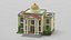 Low Poly Cartoon Courthouse