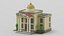 Low Poly Cartoon Courthouse