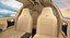 3D 4 seater private plane interior