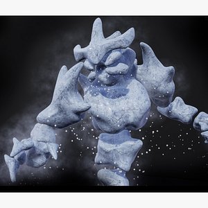Ice elemental 3D model