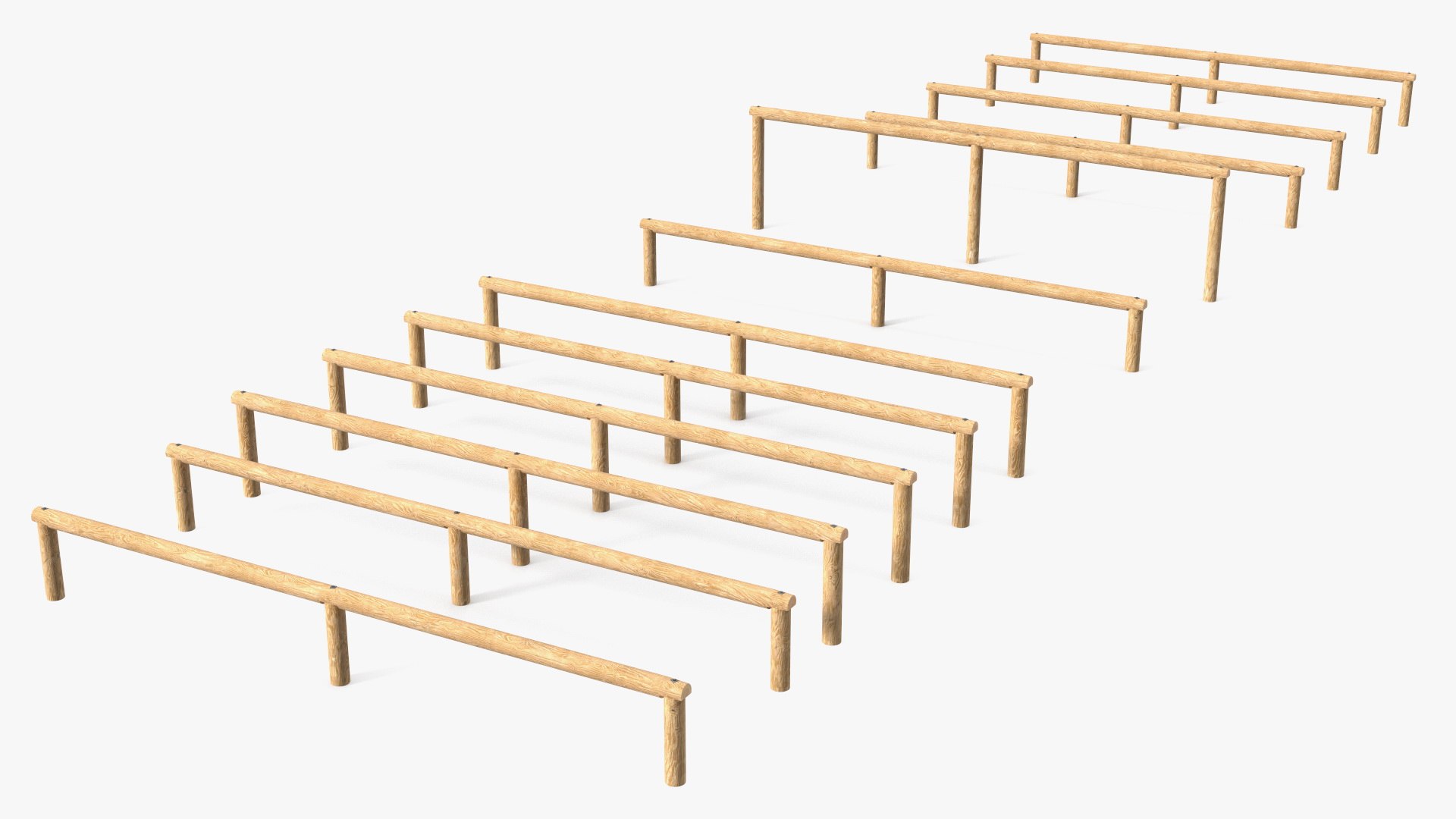 3D Model Low Training Obstacles - TurboSquid 2235618