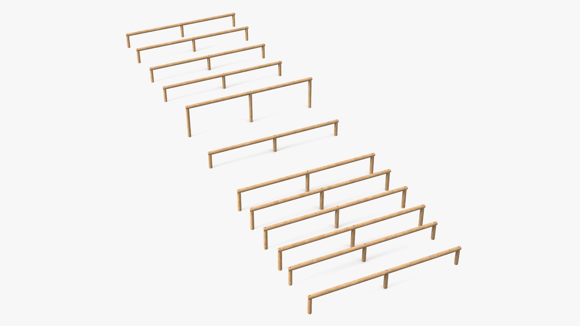3D Model Low Training Obstacles - TurboSquid 2235618