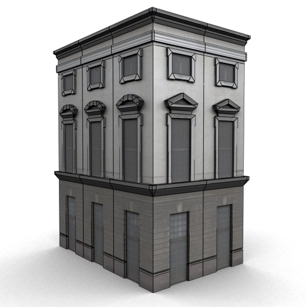 building games 3d dxf