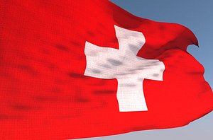 Animated Switzerland Waving Flag - Bandera de Suiza