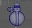 3D Small bottle 3D model model