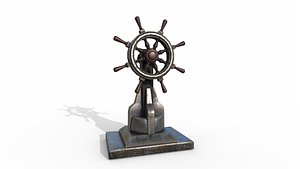 untitledShip steering wheel Ship Wheel 3D model 3D model