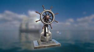 untitledShip steering wheel Ship Wheel 3D model 3D model