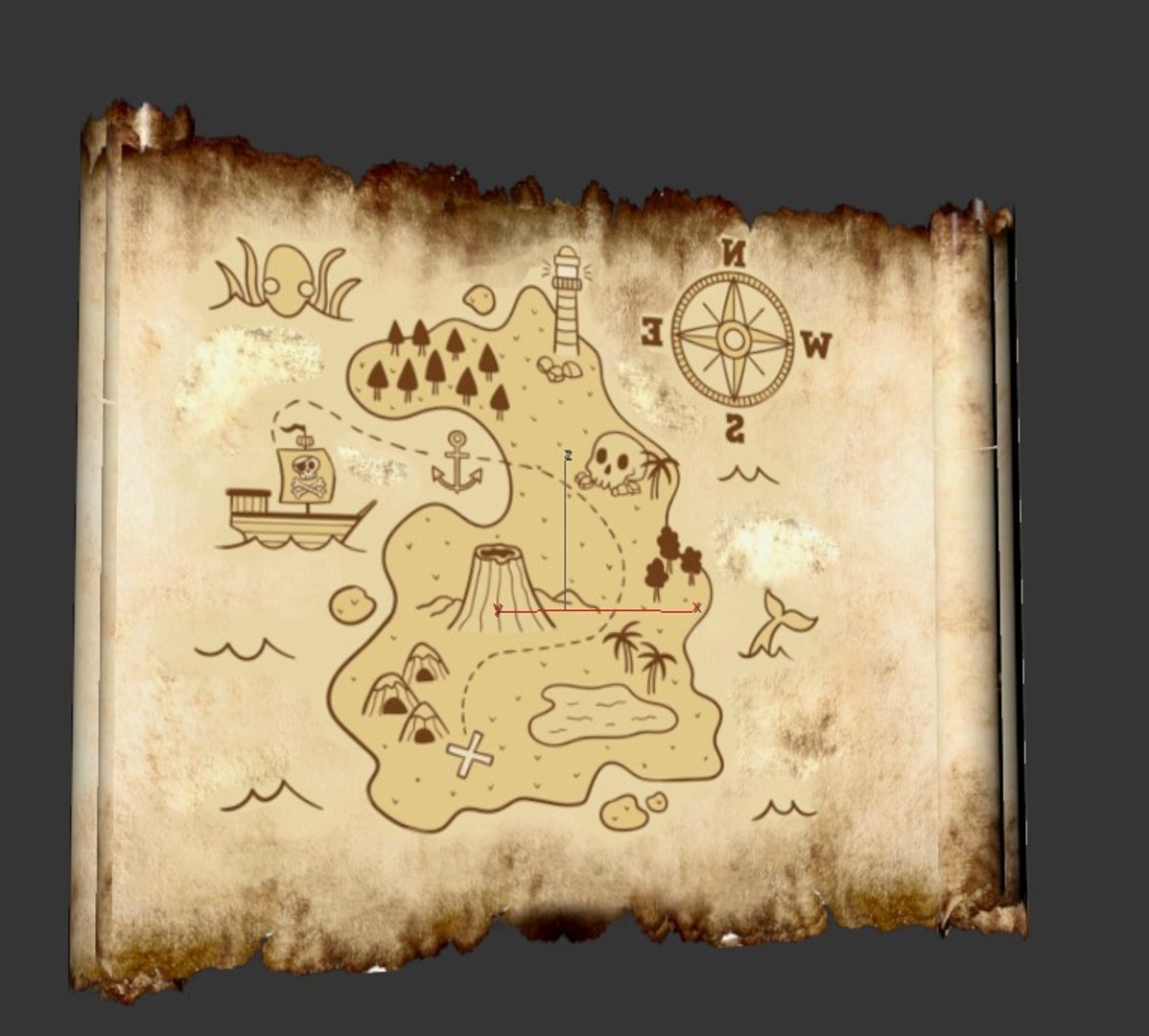 3D Model Cartoon Treasure - TurboSquid 1470361