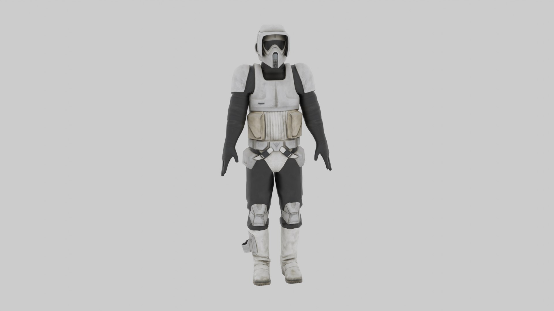 3D model Star Wars Scout Trooper Rigged - TurboSquid 2049337