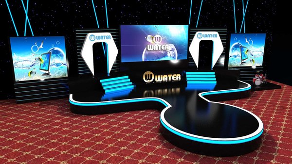 3D Water Event Stage Design - TurboSquid 1693666