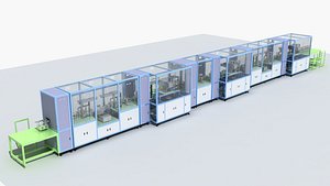 Industrial Equipment 19 - Mobile UTMC Automatic Processing Production Line model