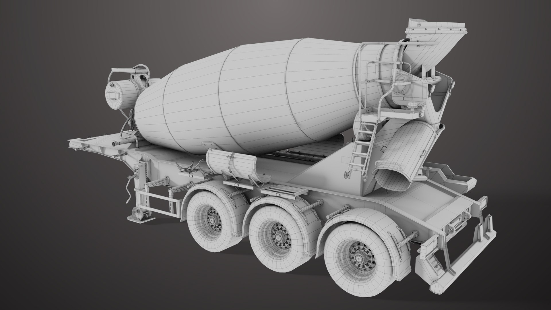 3D model Cement Mixer Dusty White Rigged All PBR Unity UE Textures https://p.turbosquid.com/ts-thumb/Lx/y2W1ju/1N/concrete_trailer_00059/jpg/1767070742/1920x1080/fit_q87/e95011095630fb331bd28977cca6ddb548228bc2/concrete_trailer_00059.jpg