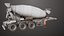 Cement Mixer Dusty White Rigged All PBR Unity UE Textures