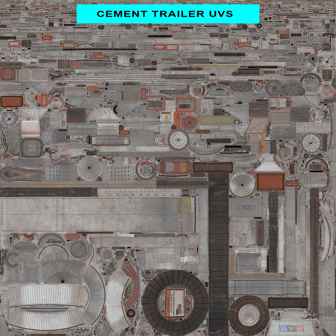 3D model Cement Mixer Dusty White Rigged All PBR Unity UE Textures https://p.turbosquid.com/ts-thumb/Lx/y2W1ju/Yz/cementtrailerwhitedustyuvs/png/1766819355/1920x1080/fit_q87/6bfcb9ece4ae40ca8e4932a5b2a2f2cba24cc98d/cementtrailerwhitedustyuvs.jpg