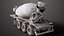 Cement Mixer Dusty White Rigged All PBR Unity UE Textures