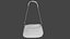 realistic women s bag 3D model