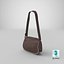 realistic women s bag 3D model