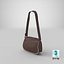 realistic women s bag 3D model