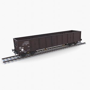 3D CFR Open Box Rail Car v1
