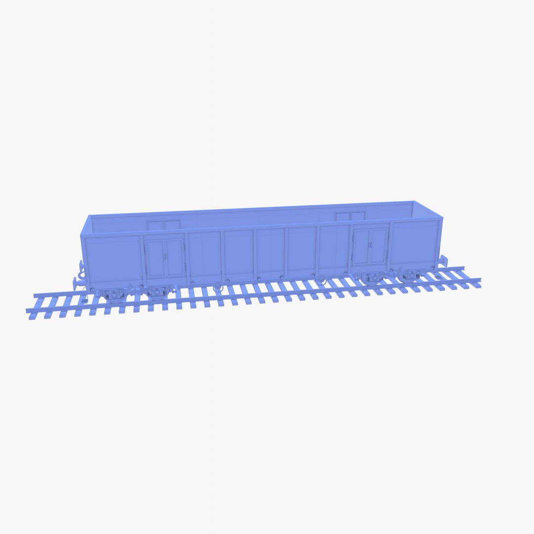 3D CFR Open Box Rail Car V1 - TurboSquid 2261879