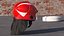 3D Red Fire Helmet F10 MKV model