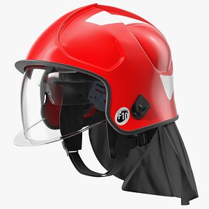 Red Fire Helmet F10 MKV